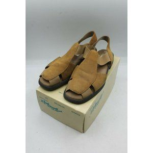 Active Air Comfort Footwear Safari Tan Leather Upper 8 1/2 M W/Box (No Lid)